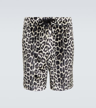 Shorts con estampado de leopardo | Tom Ford