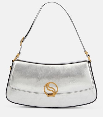 Borsa a spalla S-Wave metallizzata | Stella McCartney