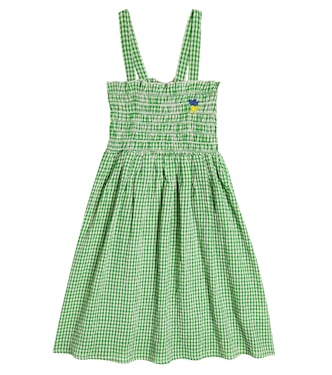 Vichy linen and cotton dress | Bobo Choses