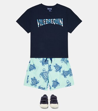 Camiseta Teddy de algodón estampada | Vilebrequin Kids