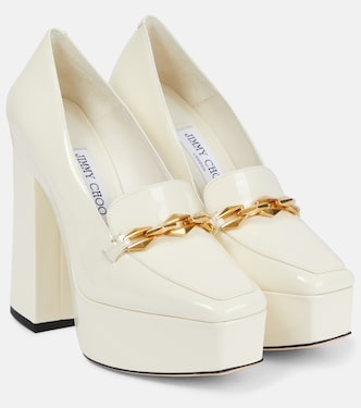 Diamond Tilda embellished patent leather pumps | Jimmy Choo