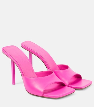 Mules Laura de piel | Amina Muaddi