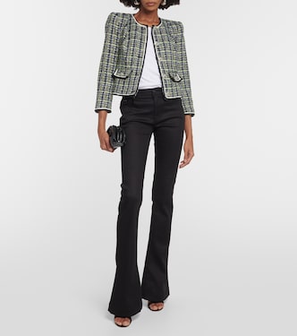 Chaqueta Ceres de tweed a cuadros | Veronica Beard