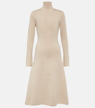 Robe midi en soie mélangée | Joseph