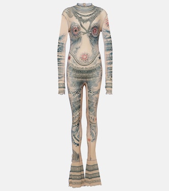 Mono Sun Tattoo de malla estampado | Jean Paul Gaultier