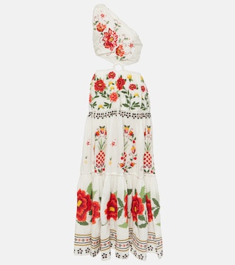 Maxikleid Carmina Floral aus einem Baumwollgemisch | Farm Rio