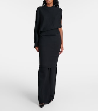 Pantaloni regular in misto lana | Alaïa