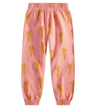 Pantaloni sportivi Winter Flowers in cotone | Mini Rodini