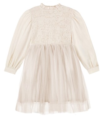 Janice shirred tulle dress | Donsje