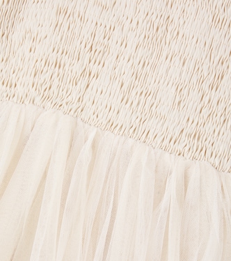 Janice shirred tulle dress | Donsje