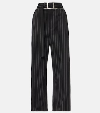 Weite High-Rise-Hose aus Schurwolle | Jean Paul Gaultier