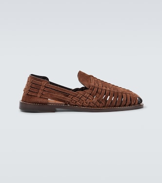 Suede fisherman sandals | Brunello Cucinelli