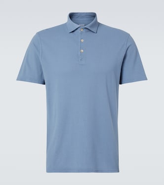 Cotton piqué polo shirt | Fedeli