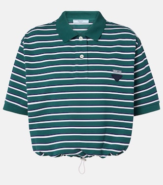 Cropped-Polohemd aus Baumwolle | Prada