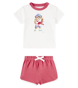 Baby - T-shirt e shorts in jersey di cotone | Polo Ralph Lauren Kids