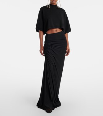 Cropped-Top aus einem Baumwollgemisch | Alaïa