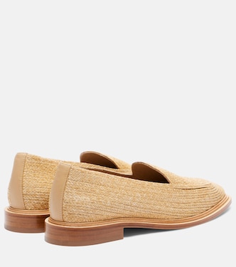 Mocassins Rio en raphia et cuir | Souliers Martinez
