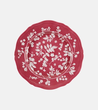Plato llano de porcelana floral por Ginori 1735 | Cabana