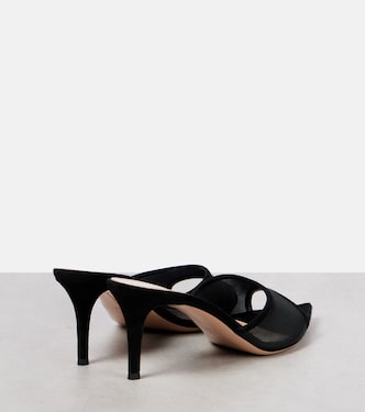 Mules 70 en organza | Gianvito Rossi
