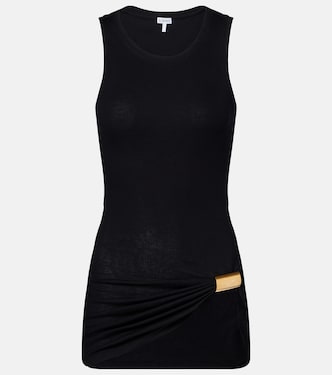 Top asymétrique en coton mélangé | Loewe