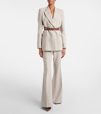 Rhein high-rise wool wide-leg pants | Gabriela Hearst