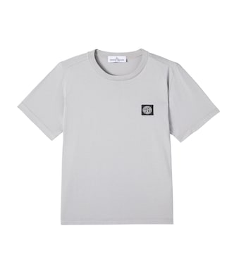 Compass cotton jersey T-shirt | Stone Island Junior