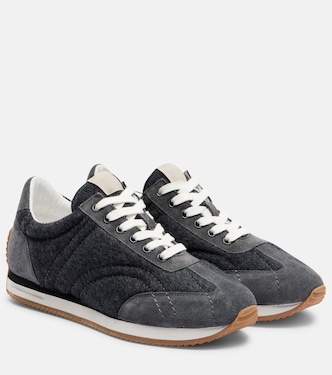 Sneakers mit Veloursleder | Toteme