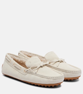 Mocassins Gommino en daim et shearling | Tod's