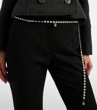 Kettengürtel mit Zierperlen | McQueen