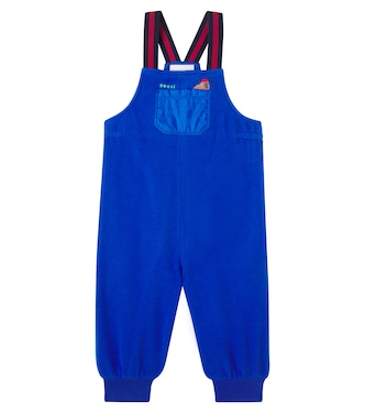 x Euan Roberts Baby embroidered fleece overalls | Gucci Kids