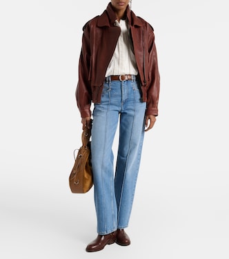 Drolane high-rise straight jeans | Isabel Marant
