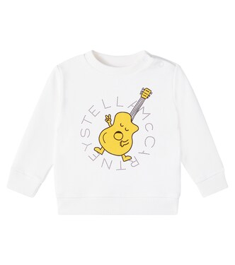 婴幼儿 — Logo棉质抓绒运动衫 | Stella McCartney Kids