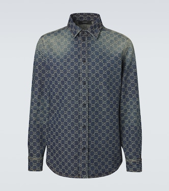 GG denim jacquard shirt | Gucci