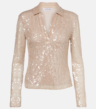 Blusa Meryl con paillettes | Veronica Beard