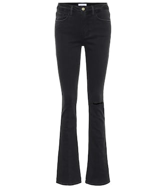 Jean flare Le Mini Boot à taille haute | Frame