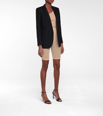 Mesh jersey shorts | David Koma