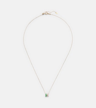 Collier en or 18 ct, diamants et émail | Persée