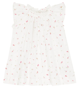 Bebé - vestido de algodón floral | Bonpoint