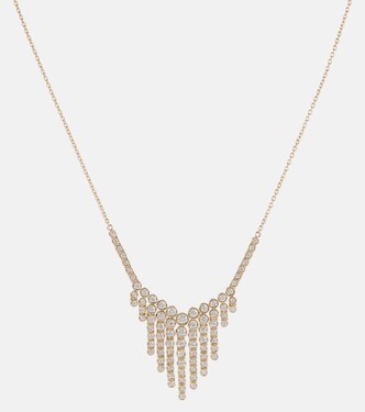 Collana Fringe in oro 14kt con diamanti | Ondyn