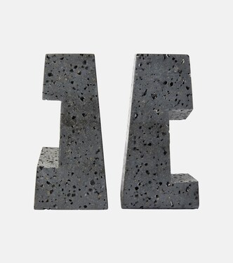 Converge lava stone bookends | Audo Copenhagen