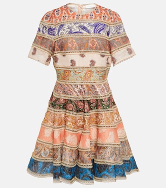 Bedrucktes Minikleid Devi Spliced | Zimmermann