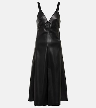 Faux leather slip dress | Stella McCartney