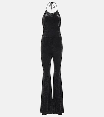 Mono flared de terciopelo | Alexandre Vauthier