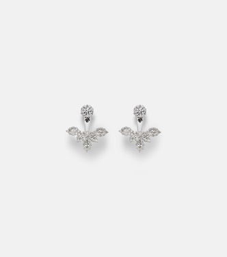 Orecchino Moonflower in oro bianco 18kt | Yeprem