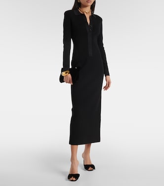 Pantoletten Brigitte 85 aus Samt | Tom Ford