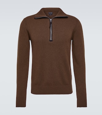 Jersey de mezcla de lana con cremallera | Tom Ford