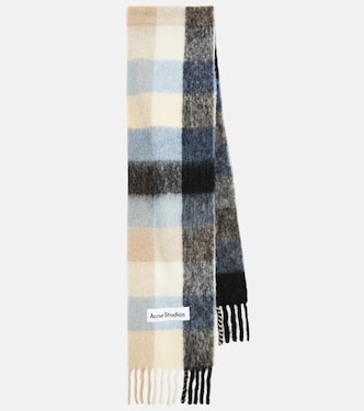 Sciarpa in misto lana e alpaca a quadri | Acne Studios