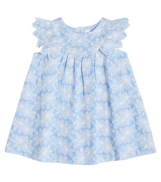 Bebé - vestido de denim bordado | Tartine et Chocolat