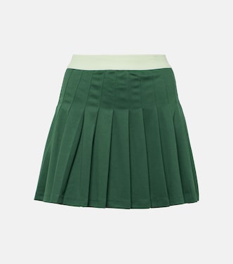Falda de tenis Oxford Sloan plisada | The Upside