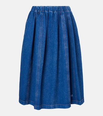 Falda midi de denim | Marni